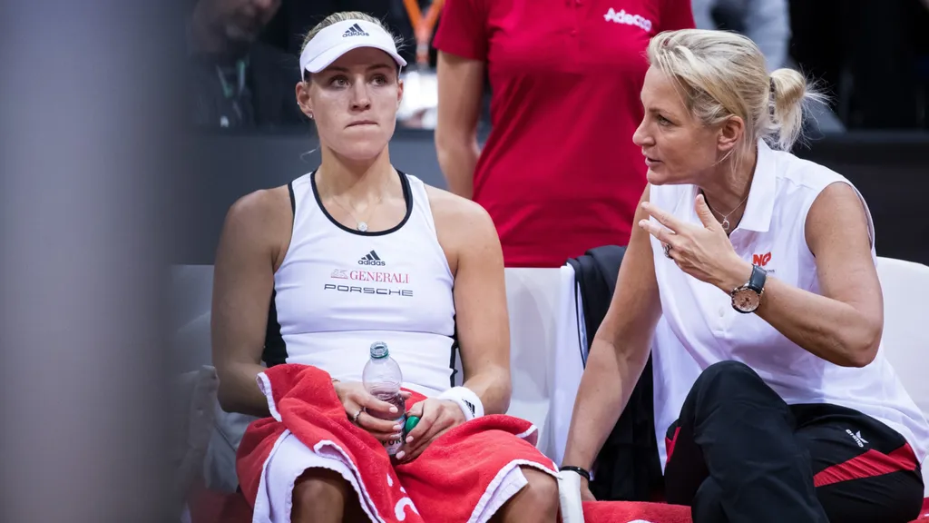 Barbara Rittner (rechts) im Gespräch mit Angelique Kerber