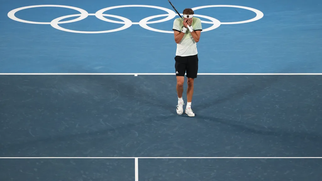 Sascha Zverev bei den Olympischen Spielen Tokyo 2020