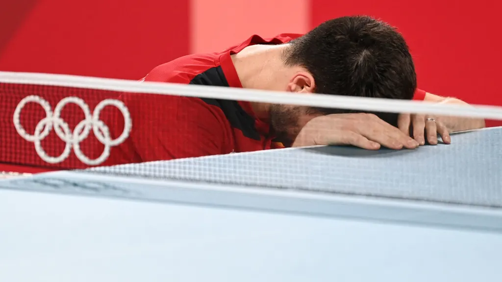 Dimitrij Ovtcharov bei den Olympischen Spielen Tokyo 2020
