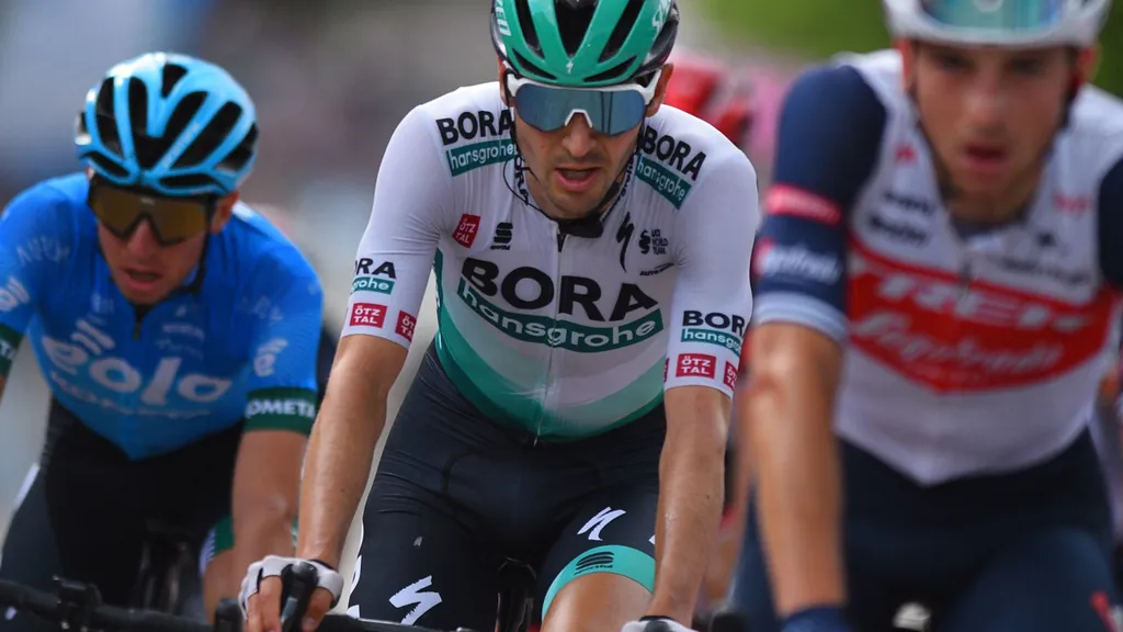Emanuel Buchmann (Team BORA-hansgrohe) beim Giro 2021