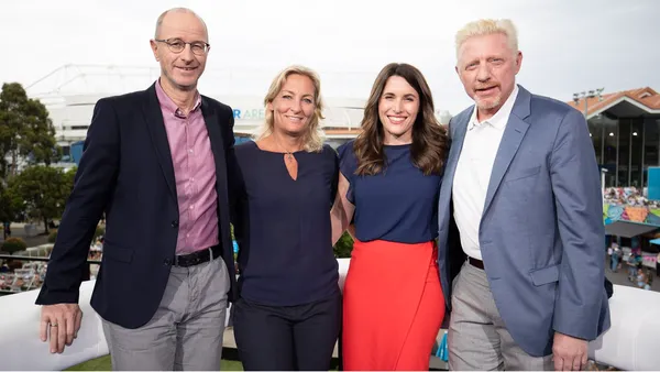 Matthias Stach, Barbara Rittner, Birgit Nössing, Boris Becker