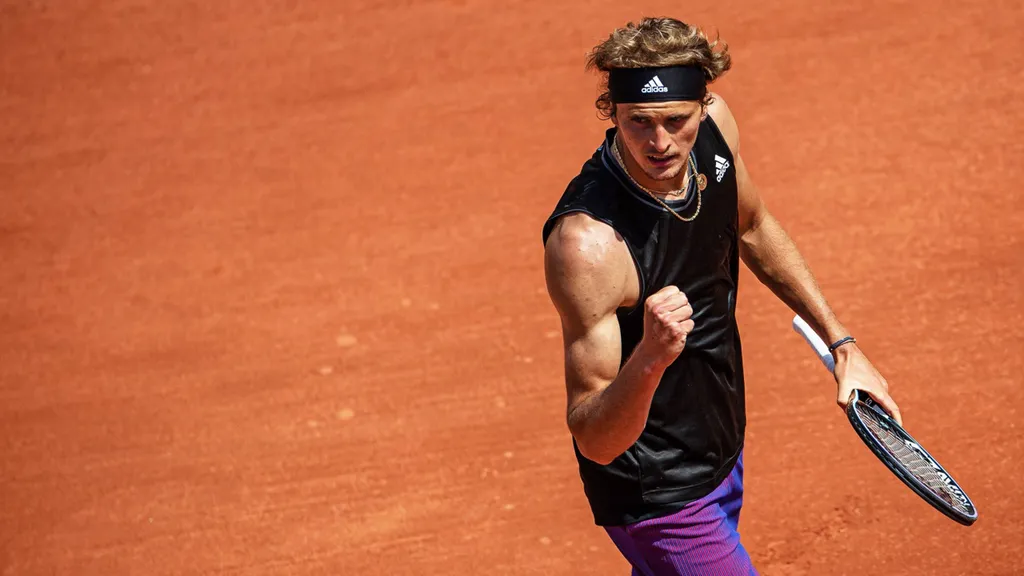 Alexander Zverev bei den French Open