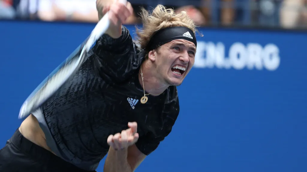 Alexander Zverev bei den US Open 2021 (Foto: Discovery/Getty Images)
