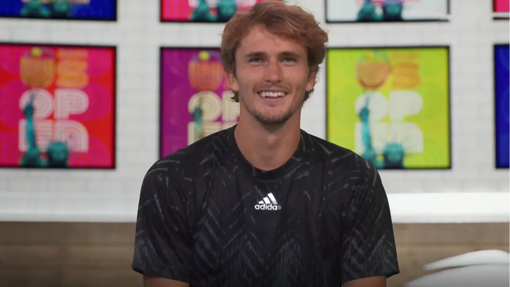 Alexander Zverev bei den US Open 2021