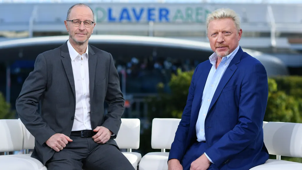 Matthias Stach und Boris Becker (Foto: Eurosport)