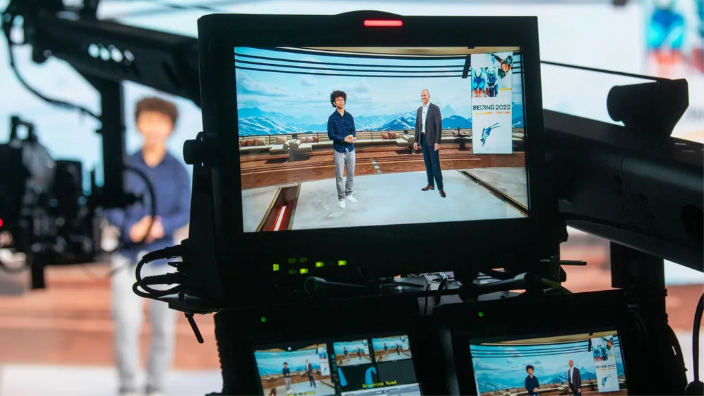 Andrew Georgiou and Radzi Chinyanganya im Eurosport Cube (Foto: Eurosport)