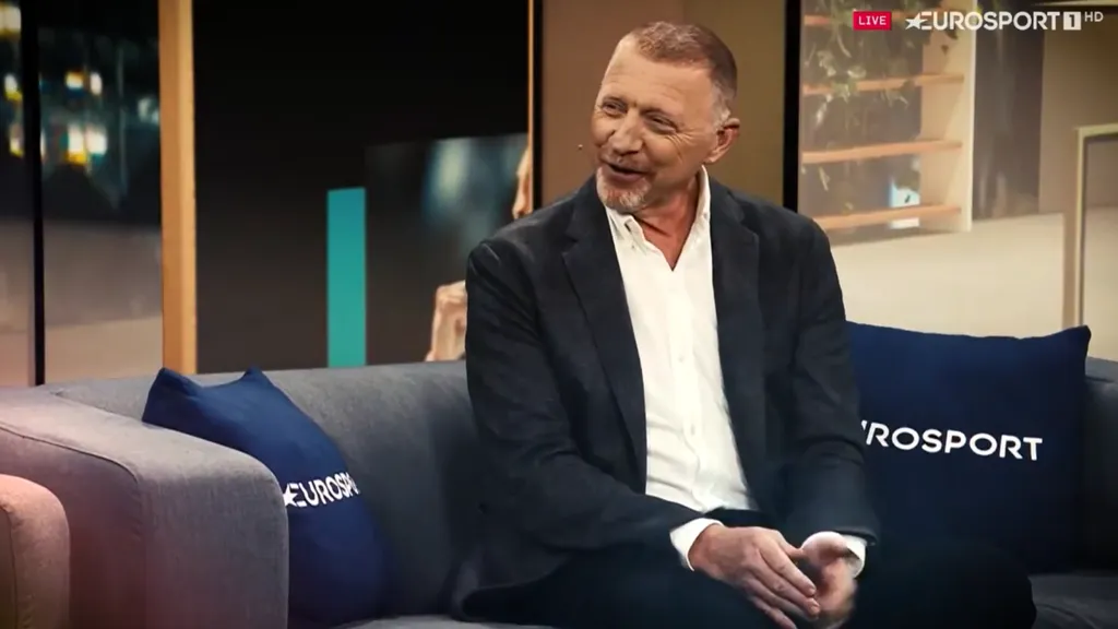 Boris Becker in der Sendung Matchball Becker (Foto: Europort)