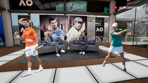 Matthias Stach und Boris Becker (Foto: Eurosport) 