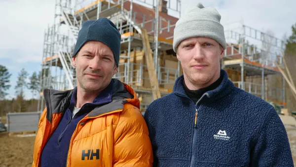 Folle og Almaas bygger hus