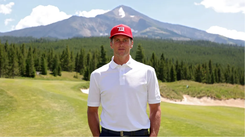 Tom Brady deltar i golfturneringen Capital Ones The Match på discovery+