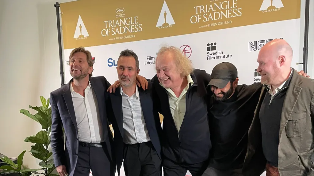 From left to right: Ruben Östlund, Erik Hemmendorff, Zlatko Buric, Arvin Kananian and Henrik Dorsin