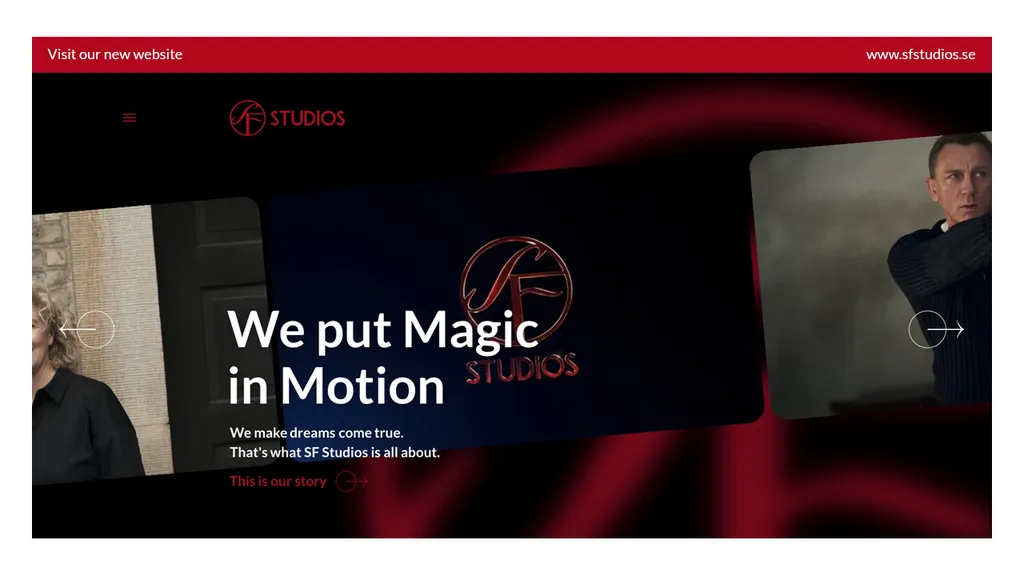 SF Studios' website