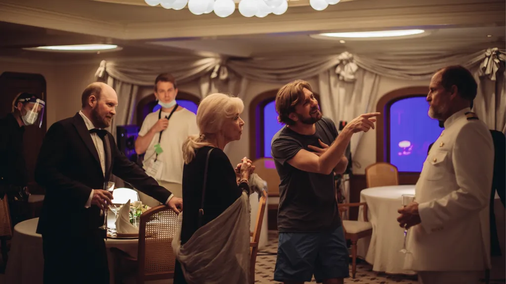 Henrik Dorsin, Mia Benson, Ruben Östlund & Woody Harrelson