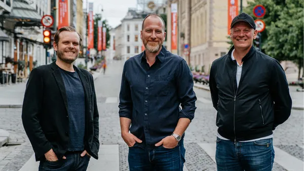From left to right: Kristian Strand Sinkerud, Roar Uthaug & Espen Horn