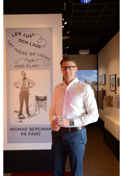 SF Studios CEO Michael Porseryd at the Bergman Center