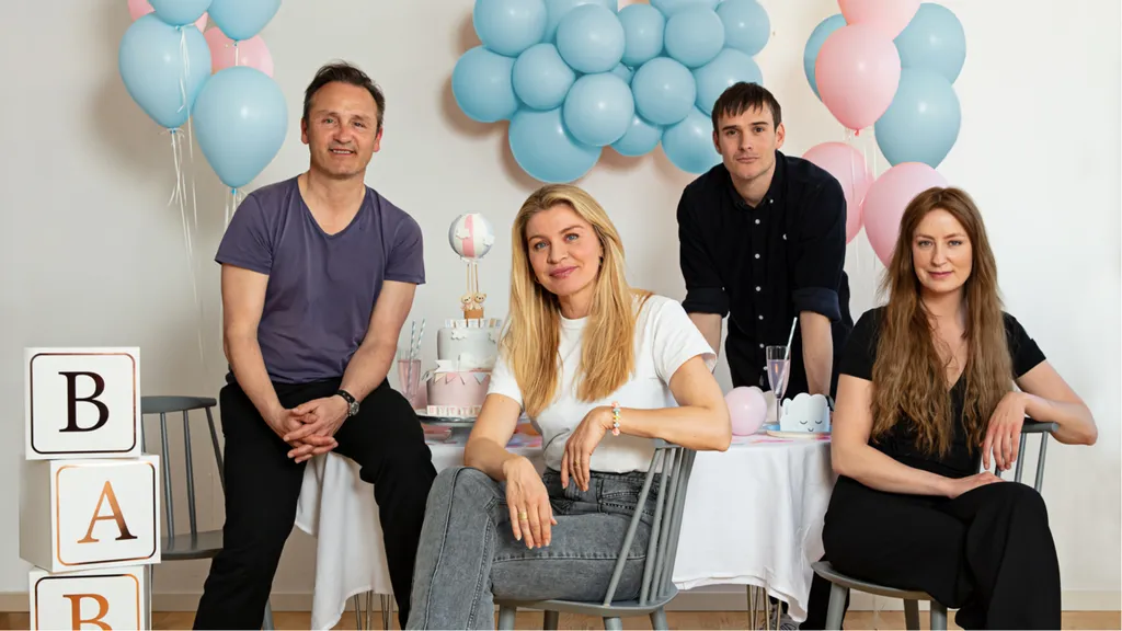 From left to right: Lars Ranthe, Mille Dinesen, Kasper Dalsgaard and Katinka Lærke Petersen