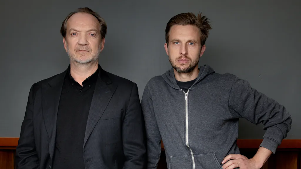 Quisling with leading actors Gard Eidsvold and Anders Danielsen