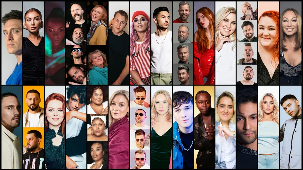 Alla artistersom tävlar i Melodifestivalen 2021