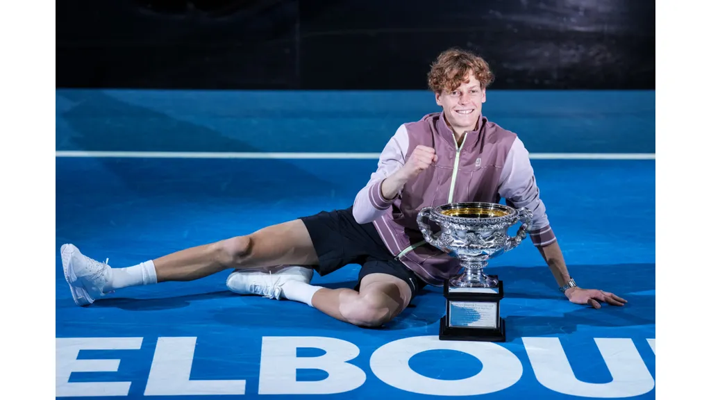 Jannik Sinner claims his maiden Grand Slam title at the Australian Open 2024 (Getty Images)