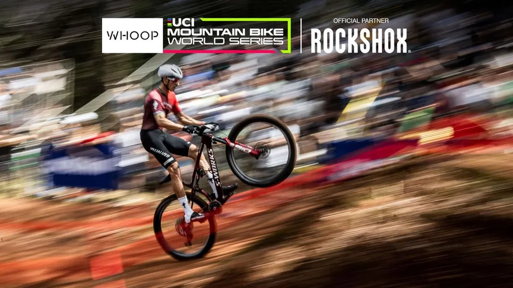 RockShox becomes the Official Suspension Partner of the WHOOP UCI Mountain Bike World Series.