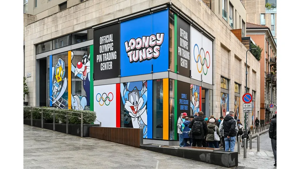 The Official Olympic Pin Trading Center in Milan