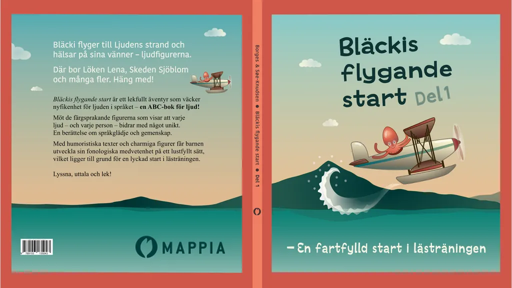 Bläckis flygande start – Omslag