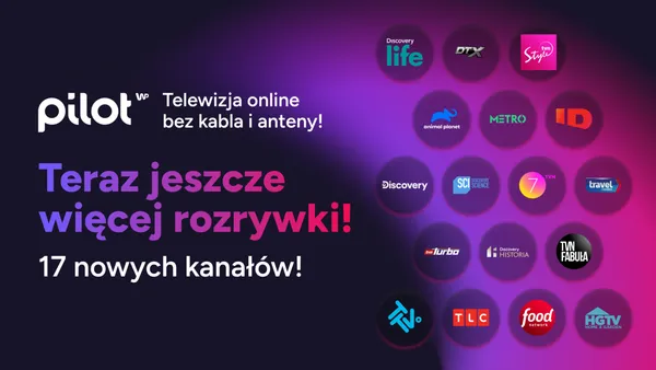 Kanały TVN Warner Bros. Discovery dostępne w Pilocie WP