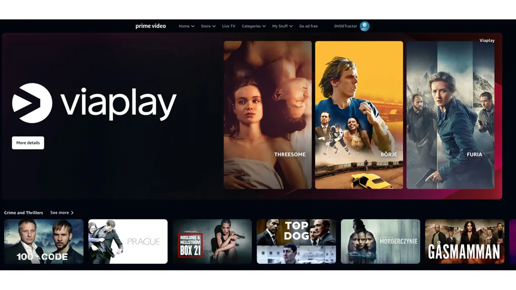 Viaplay on Prime Video Channels