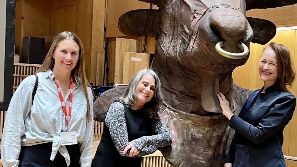 Prix Europa hedersomnämnanden 2026, fr.v. Viola Gad, Doreen Kanter och Marie Wennersten