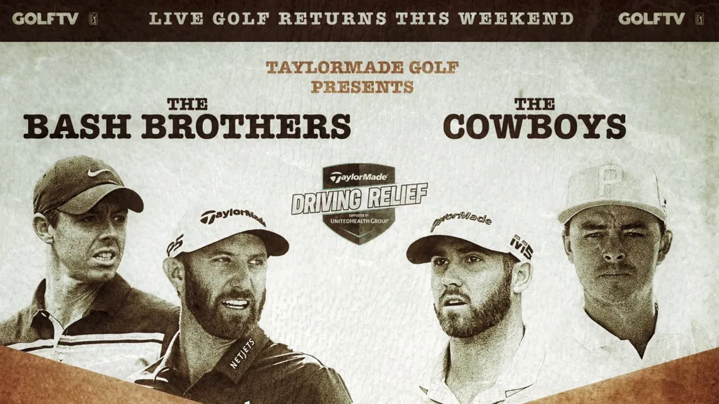 LIVE SPORT RETURNS ON GOLFTV WITH CHARITY SKINS MATCH