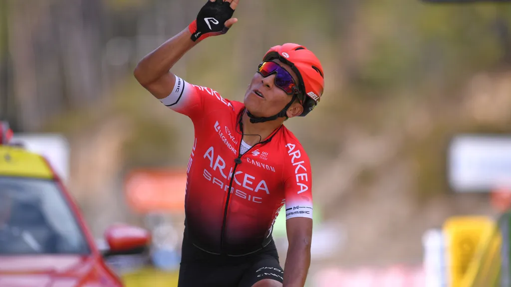 CYCLING STAR NAIRO QUINTANA SPEAKS TO EUROSPORT SPAIN'S LA MONTONERA
