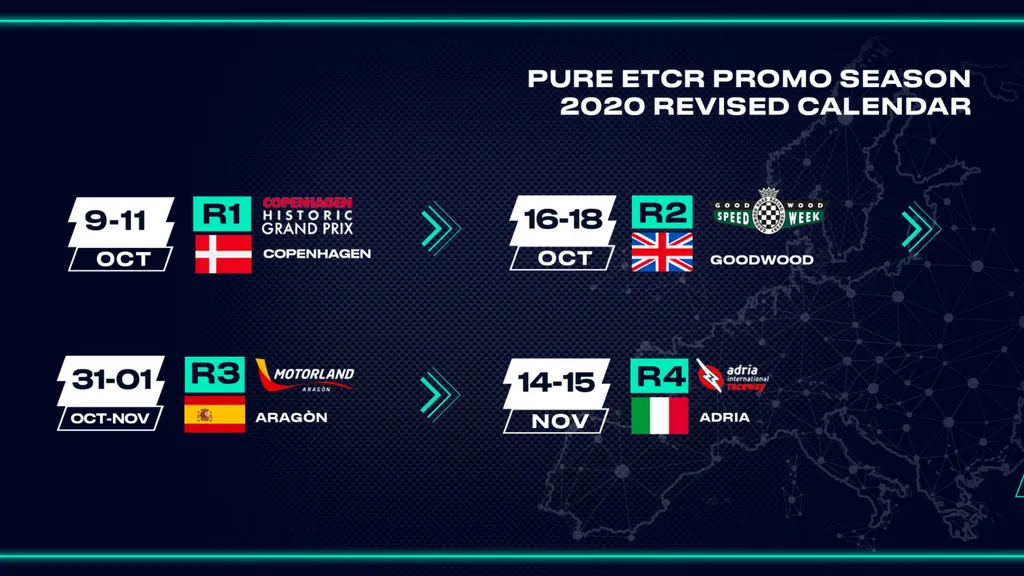 PURE ETCR 2020: EUROPE-FOCUSED PROMOTIONAL CALENDAR FOR WORLD’S MOST POWERFUL TOURING CARS