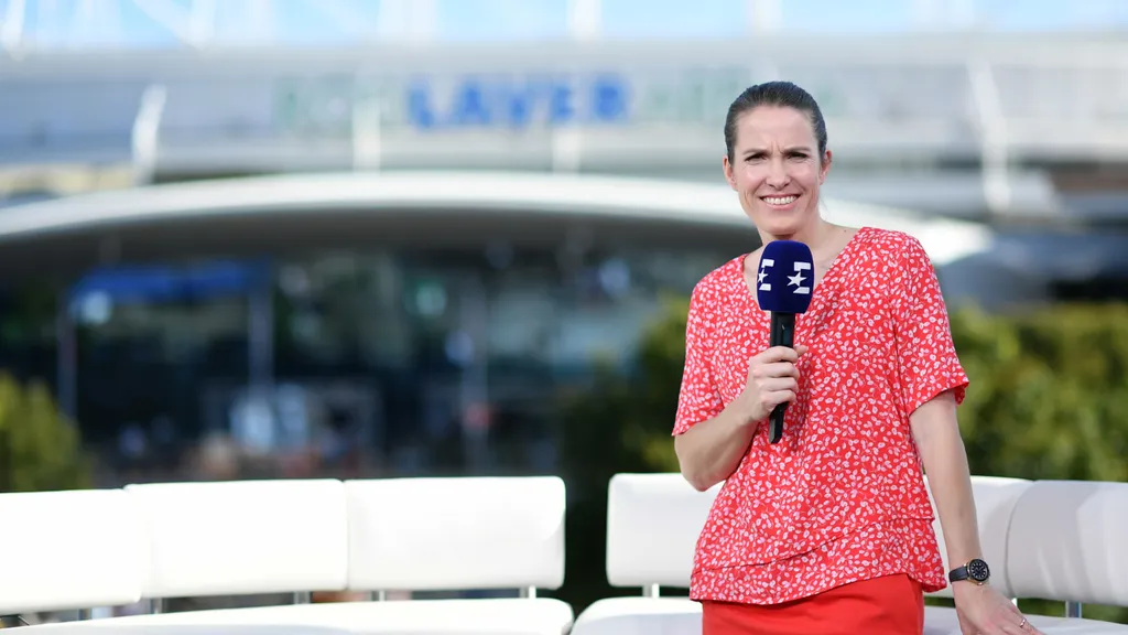 JUSTINE HENIN, EUROSPORT TENNIS EXPERT