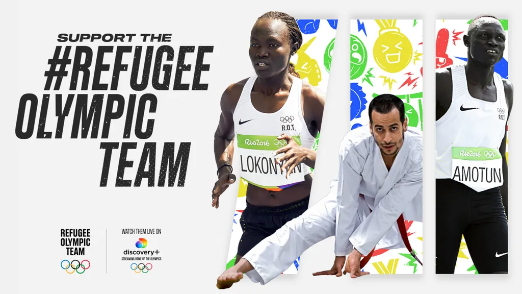 DISCOVERY+ AND EUROSPORT URGE FANS TO PLEDGE SUPPORT FOR THE REFUGEE OLYMPIC TEAM AND BE THEIR HOME CROWD